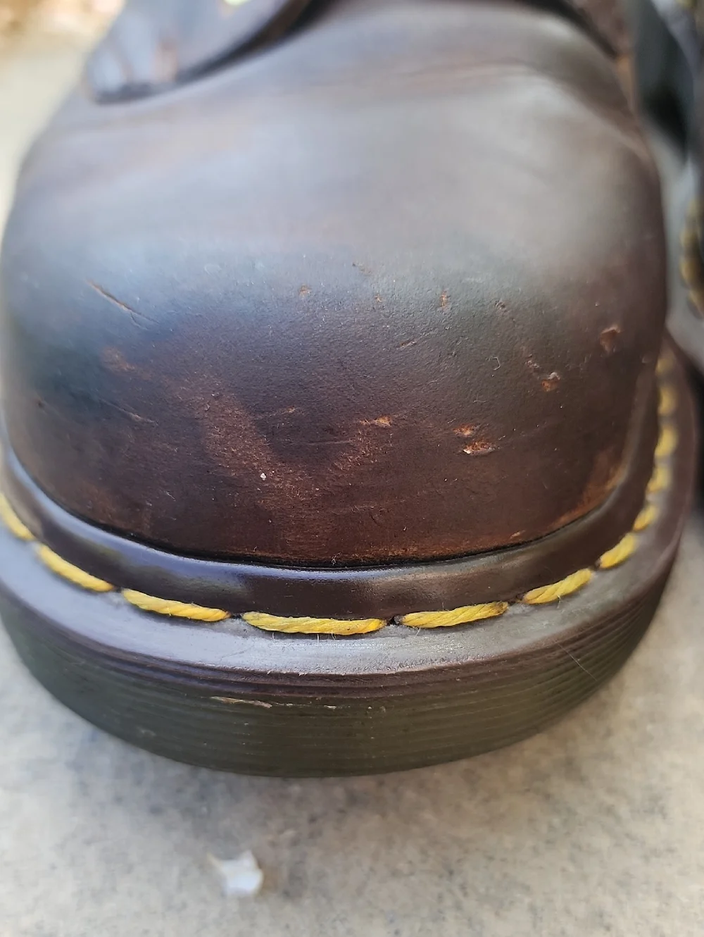 Dr. Martens Brown Leather 4-Eye Derby Oxfords - Picture 13 of 14